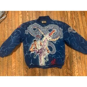 Veezo Wear Anime Bomber Jacket XXL Y2K Rare!!!